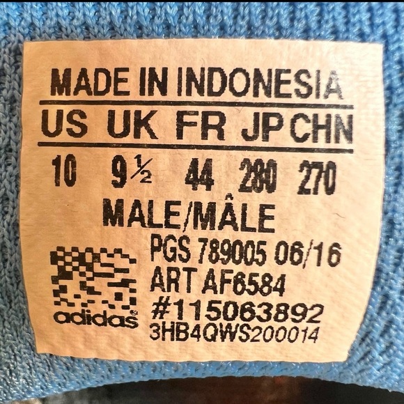 Adidas Outdoor Men’s GSG9 Trail Running Shoes  Blue Size 10 AF8584 - Picture 7 of 8